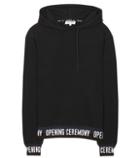 Balmain Elastic Logo Cotton Hoodie