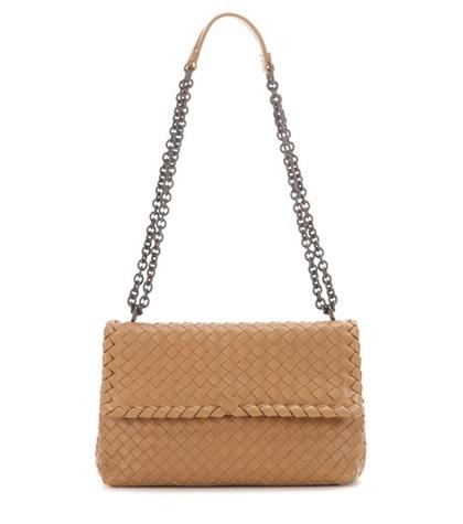 Nike Olimpia Small Intrecciato Leather Shoulder Bag