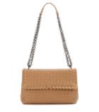 Nike Olimpia Small Intrecciato Leather Shoulder Bag