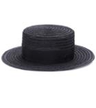 Maison Michel Kiki Straw Boater Hat