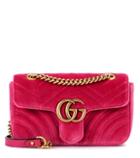 Citizens Of Humanity Gg Marmont Mini Velvet Shoulder Bag