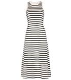 T By Alexander Wang Striped Cotton Jersey Dress