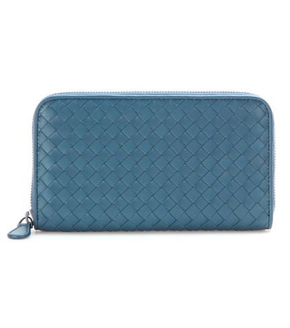 Mary Katrantzou Intrecciato Woven Leather Wallet