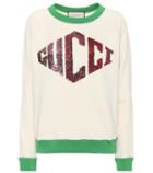 Gucci Sequined Cotton Sweatshirt