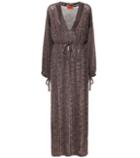 Ag Jeans Knitted Metallic Maxi Dress