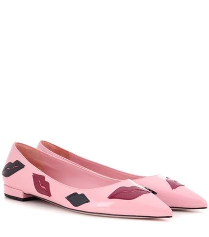 Prada Patent Leather Ballerinas