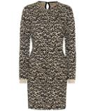 Saint Laurent Leopard-print Wool-blend Dress