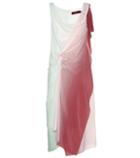 Sies Marjan Draped Ombré Silk Dress