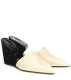 By Far Exclusive To Mytheresa – Jamie Croc-effect Leather Mules