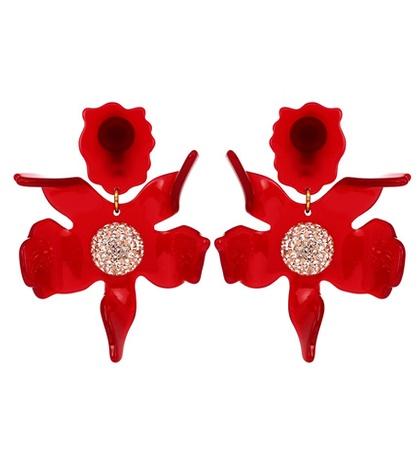 Peter Pilotto Crystal Lily Earrings