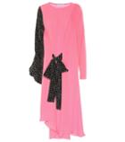 Jw Anderson Silk Crêpe Midi Dress