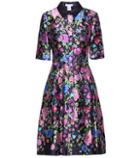 Balenciaga Printed Silk And Cotton Dress
