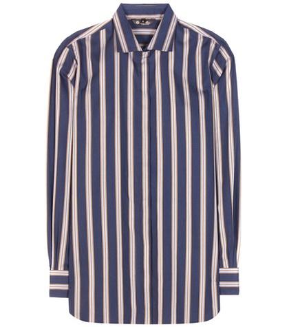 Loro Piana Kara Striped Cotton Shirt