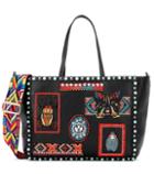 Valentino Valentino Garavani Rolling Rockstud Embellished Leather Tote