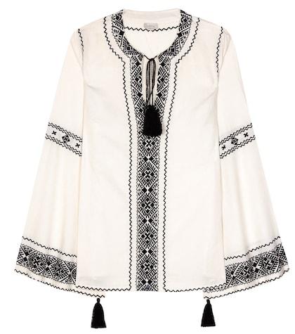 The Row Embroidered Blouse