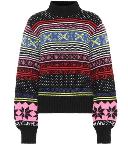 Msgm Wool And Mohair-blend Sweater