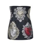 Dolce & Gabbana Cotton-blend Jacquard Miniskirt