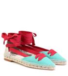 Castaer By Manolo Blahnik Manolo Flat Canvas Espadrilles