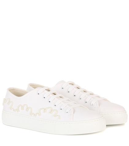 Linda Farrow Canvas Low-top Sneakers