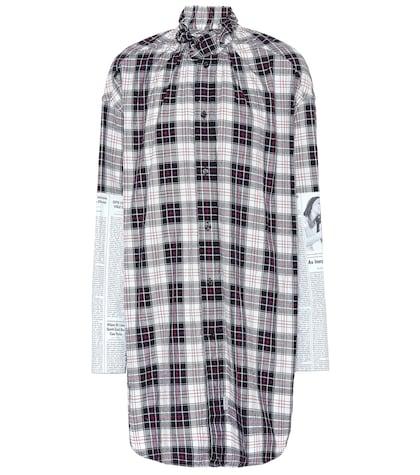 Balenciaga Checked Cotton Shirt