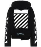 Off-white Temperature Printed Cotton Hoodie