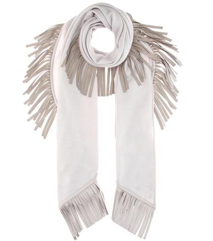 Fendi Semicircle Summer Cashmere And Silk Scarf