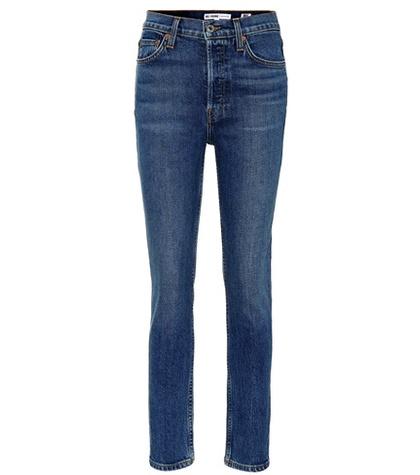 Nicholas Kirkwood Mid Rise Kick Flare Crop Jeans