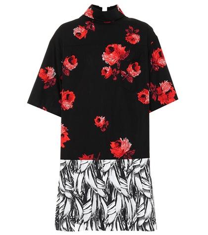 Prada Printed Cotton Shirt Dress