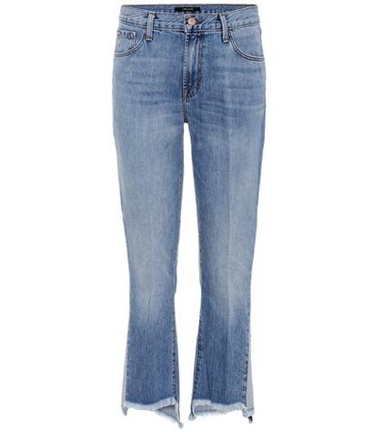 J Brand Aubrie High-rise Cropped Jeans