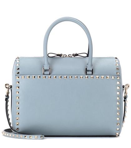 Stouls Valentino Garavani Rockstud Leather Boston Bag