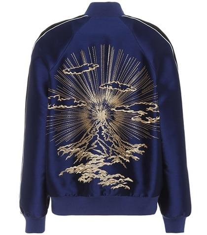 Stella Mccartney Lorinda Embroidered Bomber Jacket