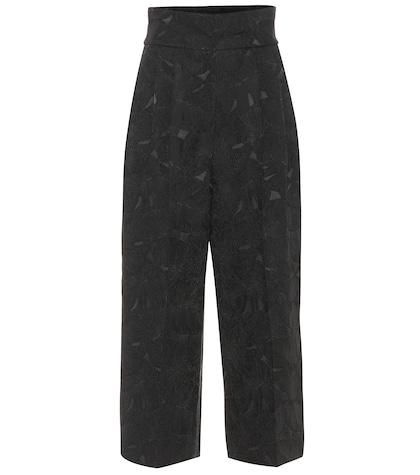 Dolce & Gabbana High-rise Cropped Jacquard Pants