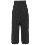 Dolce & Gabbana High-rise Cropped Jacquard Pants