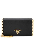Stella Mccartney Saffiano Leather Shoulder Bag