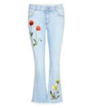 Stella Mccartney Embroidered Flared Jeans
