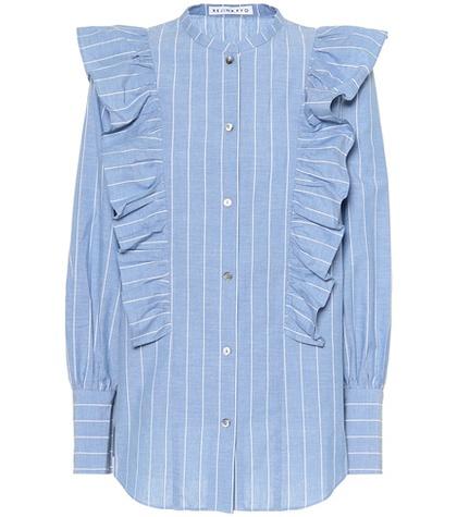 Jimmy Choo Isla Cotton And Linen Shirt