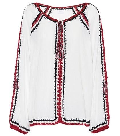 Anna Kosturova Medina Crochet Cotton Top