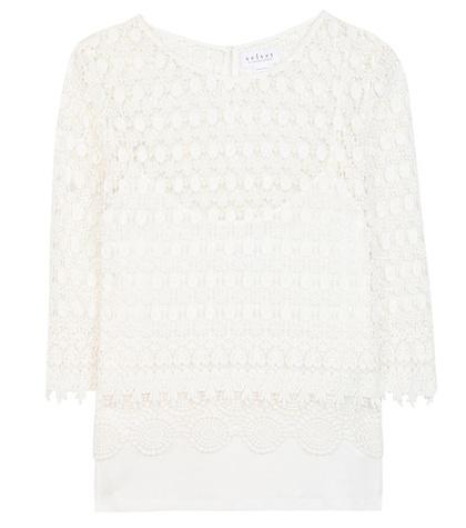 Velvet Ailley Macramé Lace Blouse