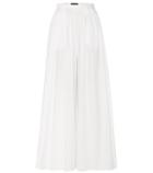 The Row Vopa Cotton And Linen Wide-leg Trousers