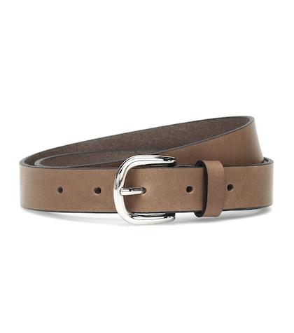Versace Zap Leather Belt