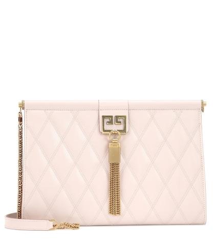 Saint Laurent Gem Medium Quilted Leather Clutch