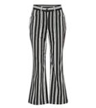 Marc Jacobs Striped High-waisted Cropped Pants
