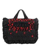 Ganni Auburn Embellished Jacquard Tote