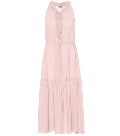 Bottega Veneta Silk Georgette Midi Dress