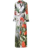 For Restless Sleepers Printed Silk Jacket