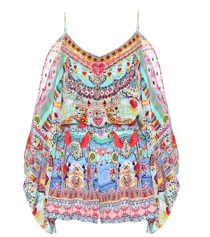 Missoni Mare Embellished Silk Playsuit