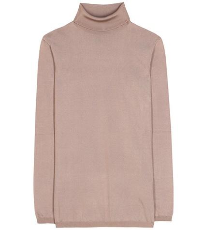 Valentino Silk-blend Turtleneck Sweater