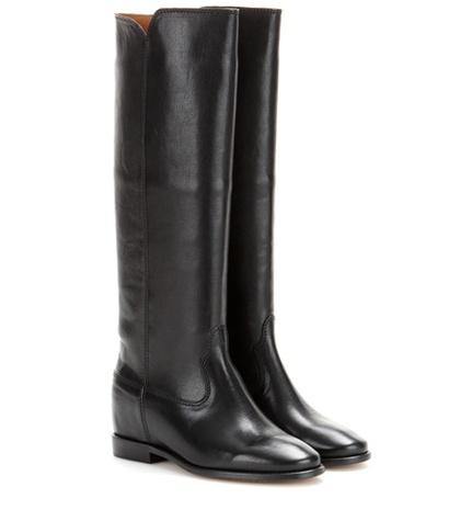 Valentino Étoile Chess Leather Boots