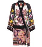 Etro Silk-blend Wrap Dress