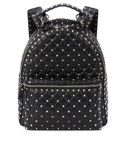 Valentino Valentino Garavani Rockstud Spike Leather Backpack